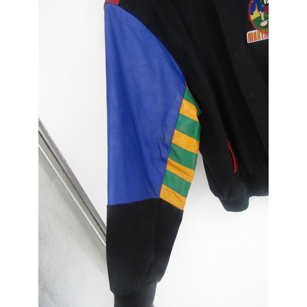 Marvin the Martian Varsity Jacket Sz. L Retro Looney Tunes Streetwear Hip Hop - Picture 7 of 16